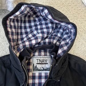 TNA Canvas Bomber Jacket Size L